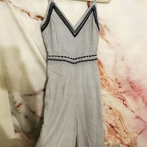 Japna long romper blue striped